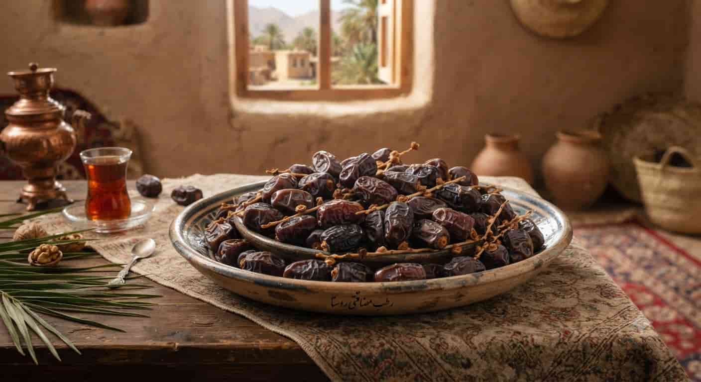 خرما مضافتی روستا با عطر نخلستان و حال‌وهوای زندگی روستایی